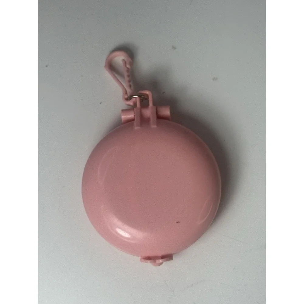 Polly Pocket Vintage Pink 2004 Compact Chicks Mirror Clip On